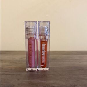 Huda Beauty Faux Filler Lip Gloss and Jelly Oil Bundle